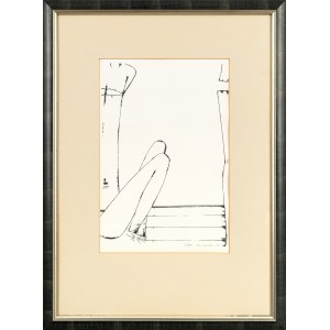 Jerzy NOWOSIELSKI (1923 Kraków - 2011 Kraków), Postać siedząca, 1993