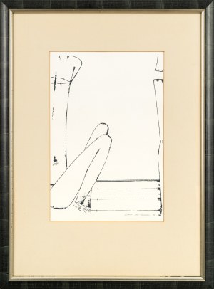 Jerzy NOWOSIELSKI (1923 Kraków - 2011 Kraków), Postać siedząca, 1993