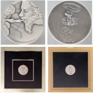 Salvador Dali, Srebrny medal z serii 10 Przykazań
