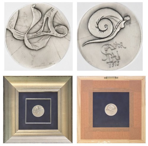 Salvador Dali, Srebrny medal z serii 10 Przykazań
