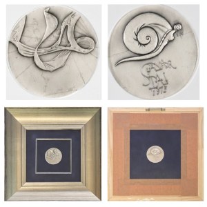 Salvador Dali, Srebrny medal z serii 10 Przykazań
