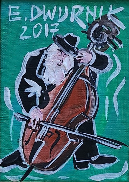 Edward Dwurnik, Kontrabasista