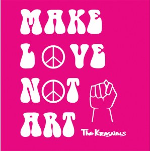 The Krasnals, digigraphie na papierze, 2023, 60 x 60 cm, ed. .../19, wg obrazu The Krasnals Make love not art, 2013, olej na płótnie