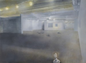 Szymon KOBYLARZ (ur. 1981), Kurz z cyklu Sztuka dla sztuki, 2013 akryl na desce, 122 x 91 cm sygn. na odwrociu