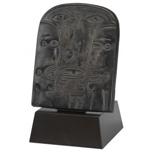 Zdzisław Beksiński, Bez tytułu (Relief 1), brąz patynowany, wymiary: 30 x 23 x 2,5 cm ed. .../8 sygn. Beksiński; rzeźba posiada atest Muzeum Historycznego w Sanoku
