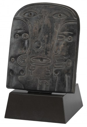 Zdzisław Beksiński, Bez tytułu (Relief 1), brąz patynowany, wymiary: 30 x 23 x 2,5 cm ed. .../8 sygn. Beksiński; rzeźba posiada atest Muzeum Historycznego w Sanoku