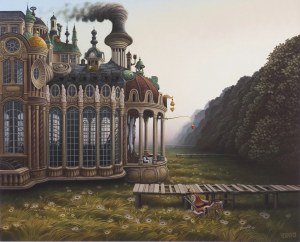 Jacek Yerka, Barocco, 2009/2022 ed. 7/50, giclee, papier Hahnemuhle German Etching 310g, wymiar zadruku: 54 x 67 cm