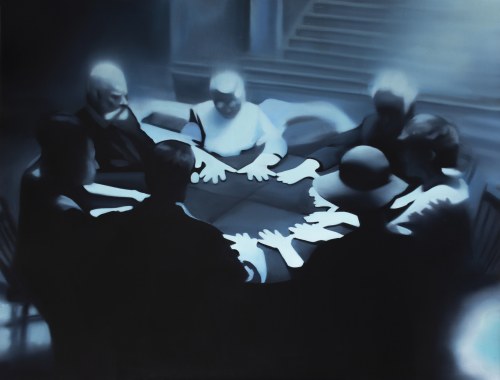 Patrycja Piętka, Evocation, 2024, olej na płótnie, 100 x 130 cm
