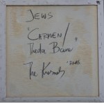 The Krasnals, The Krasnals, Carmen / Theda Bara z cyklu Jews, olej na płótnie, 2016, 50 x 50 cm, sygn.