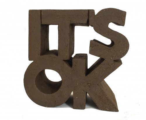 The Krasnals, It's OK., 2015, ed. 18/20  ceramika, 19 x 19 x 11 cm sygn. dat i nr edycji od spodu: The Krasnals/ ed. 18/20/ 2015