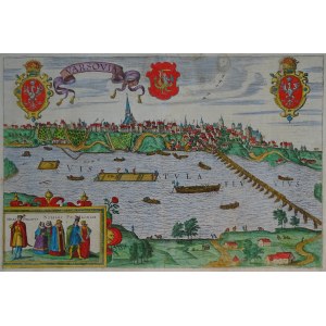 Georg Braun, Frans Hogenberg, Warszawa VARSOVIA