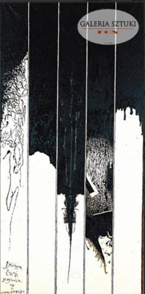 Andrzej Strumiłło, Spadająca czerń strzykawką (1980)