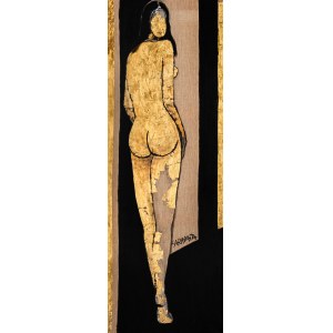 Joanna Sarapata, Bez tytułu (Golden on Black)