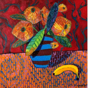 David Schab, Martwa natura czerwona z bananem
