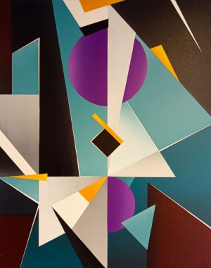 Jean-Claude Plewniak (Mark Renton), Composizione geometrica, 2020