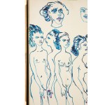 EDWARD DWURNIK, Salon Amadeo, Akryl, płotno, 41 x 27 cm, sygnowany, pieczęć autorska, odwrocie, 2009