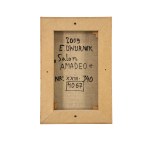 EDWARD DWURNIK, Salon Amadeo, Akryl, płotno, 41 x 27 cm, sygnowany, pieczęć autorska, odwrocie, 2009