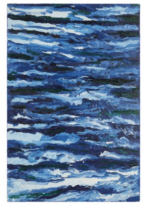 EDWARD DWURNIK, Ocean, olej, płótno, 147 x 97 cm, 1992