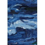 EDWARD DWURNIK, Ocean, olej, płótno, 147 x 97 cm, 1992