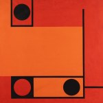 Tadeusz Kalinowski, Bez tytułu, olej, płótno, 98 x 98 cm