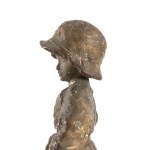Jerzy Jarnuszkiewicz, Mały Powstaniec, brąz, 30 x 12 cm, 1946