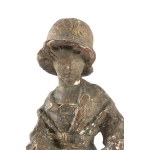 Jerzy Jarnuszkiewicz, Mały Powstaniec, brąz, 30 x 12 cm, 1946