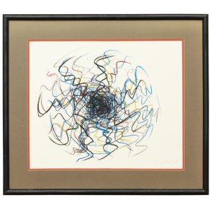 Wojciech Fangor, Koło, 50 x 60 cm,