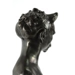 Konstanty Laszczka, Kobieta Kot, brąz, 1928