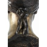 Konstanty Laszczka, Smutna, brąz, 41 x 22 x 23 cm, 1905