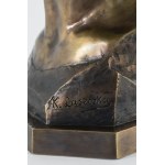 Konstanty Laszczka, Smutna, brąz, 41 x 22 x 23 cm, 1905