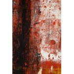 Tomasz Stando, Kompozycja abstrakcyjna, Akryl, papier, 100 x 140 cm, 2022