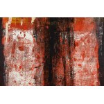 Tomasz Stando, Kompozycja abstrakcyjna, Akryl, papier, 100 x 140 cm, 2022