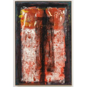 Tomasz Stando, Kompozycja abstrakcyjna, Akryl, papier, 100 x 140 cm, 2022