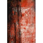 Tomasz Stando, Kompozycja abstrakcyjna, Akryl, papier, 100 x 140 cm, 2022