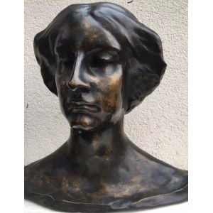 Konstanty Laszczka, Portret Kobiety, brąz, 40 x 50 x 30 cm, 1944