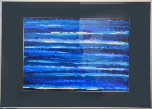 EDWARD DWURNIK, Bez tytułu, tempera, papier, 37 x 47 cm, 1993