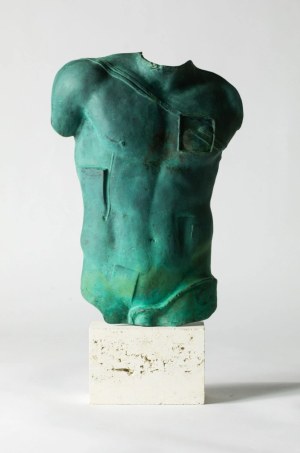 Igor Mitoraj, Perseusz, C 854 / 1000 HC, brąz, 38 x 26