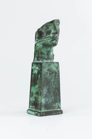 Igor Mitoraj, Tindaro, brąz, 17 x 5 cm, 35/900, 1997