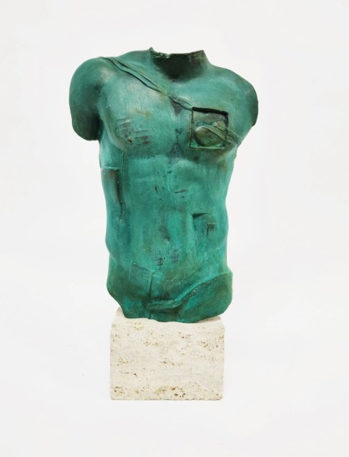 Igor Mitoraj, brąz, 38 x 27 x 10 cm, PERSEUSZ A952/1000HC PPRK, 1989