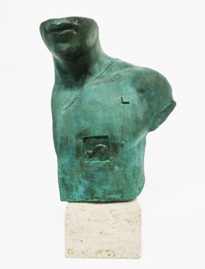 IGOR MITORAJ, brąz, 38 x 27 x 14 cm, ASKLEPIOS B 925/1000HC PPRK, 1988