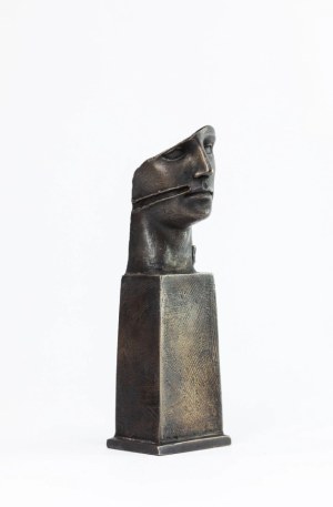 IGOR MITORAJ, brąz, 17 x 5 cm, Tindaro 83 / 900, 1997