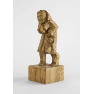 Nieznany, Wiatr, drewno, 40 x 15 cm, Szkoła Zakopiańska, 1920