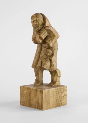 Nieznany, Wiatr, drewno, 40 x 15 cm, Szkoła Zakopiańska, 1920