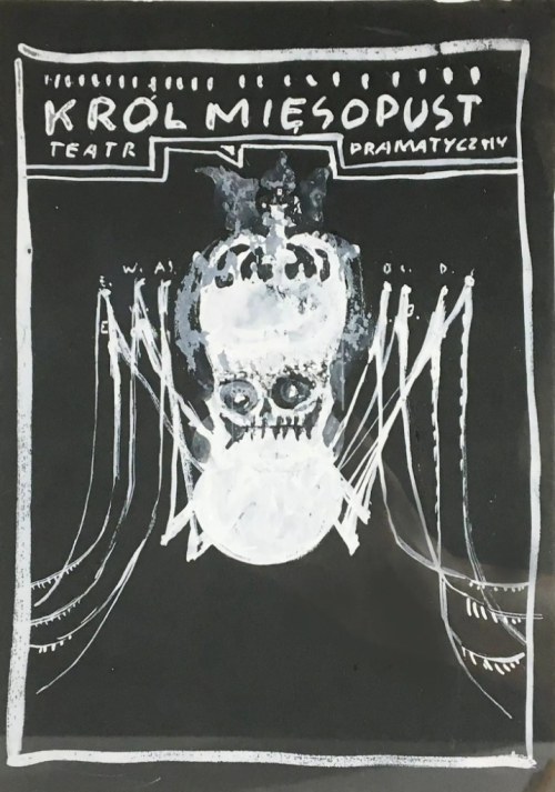 Franciszek Starowieyski, Król Mięsopust, 17 x 24 cm