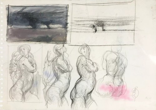 Franciszek Starowieyski, Kobiety, 21 x 30 cm