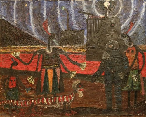 Zdzisław Adamski, Bez tytułu, Olej, płótno, 1965