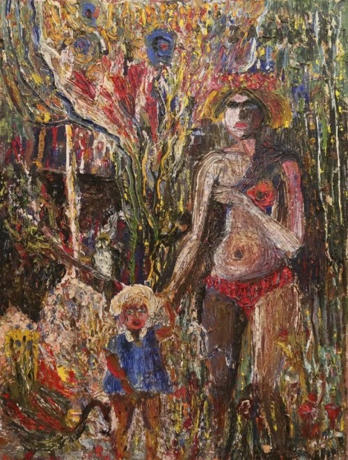 Zdzisław Adamski, Bez tytułu, Olej, płótno, 1965