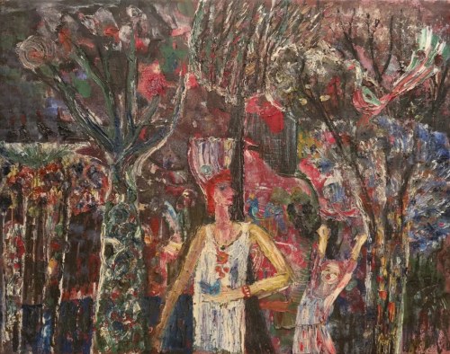 Zdzisław Adamski, Bez tytułu, Olej, płótno, 1965