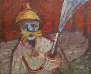 Zdzisław Adamski, Bez tytułu, Olej, płótno, 1965