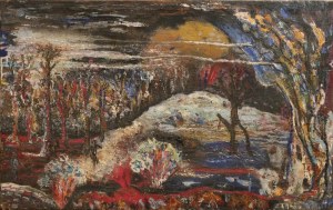 Zdzisław Adamski, Bez tytułu, Olej, płótno, 1965
